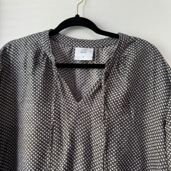 Life by EVERLY COLLECTIVE Memories Flounced Tunic Dress, Size M - Picture 5 of 10